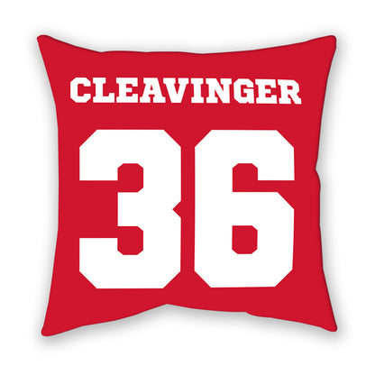 Nebraska - NCAA Baseball : Grant Cleavinger - Pillow-1