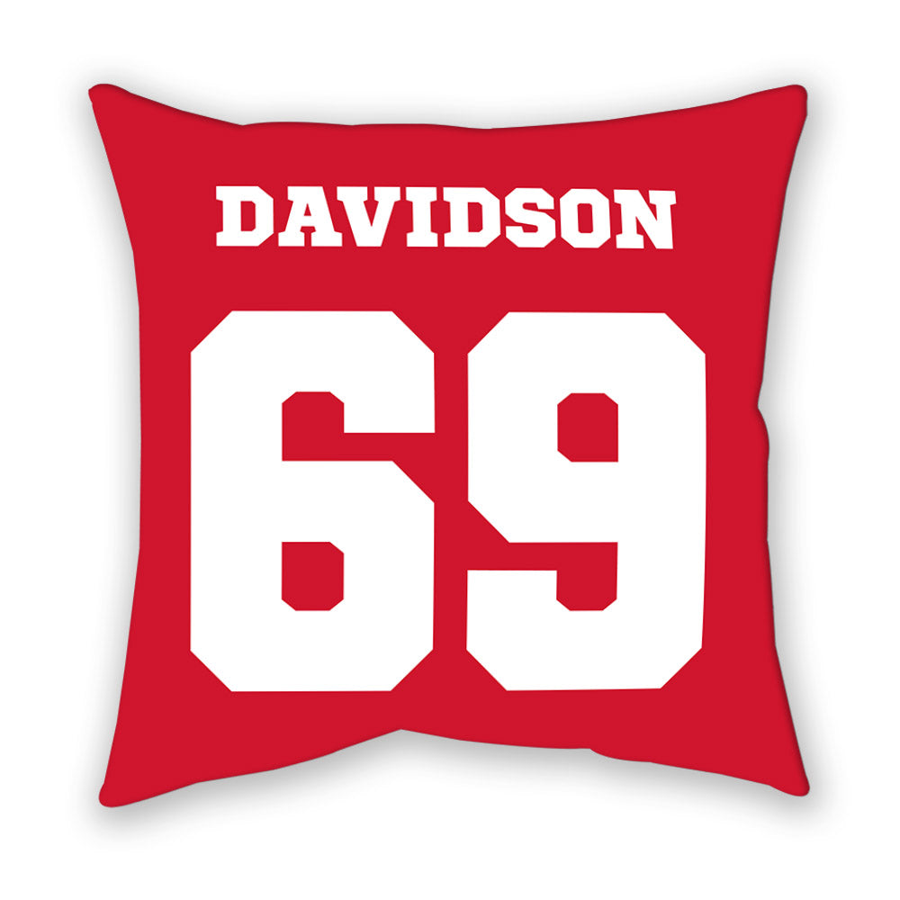 Nebraska - NCAA Football : Landen Davidson - Pillow-1