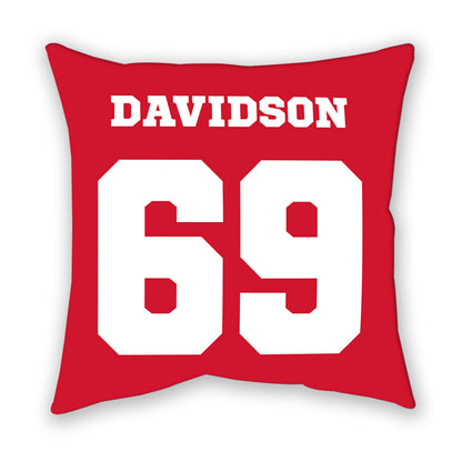 Nebraska - NCAA Football : Landen Davidson - Pillow-1