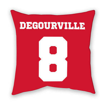 Nebraska - NCAA Men's Basketball : Taj Degourville - Pillow-1