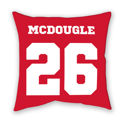 Nebraska - NCAA Football : Dwayne Mcdougle - Pillow-1