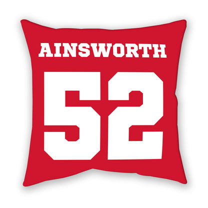 Nebraska - NCAA Football : Hayden Ainsworth - Pillow-1