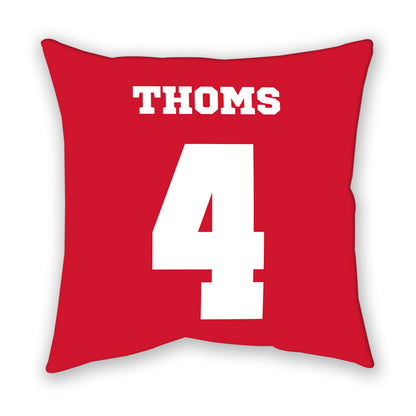 Nebraska - NCAA Softball : Malia Thoms - Pillow-1