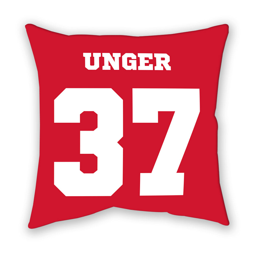Nebraska - NCAA Baseball : J'Shawn Unger - Pillow-1