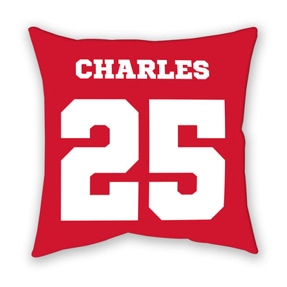 Nebraska - NCAA Football : Jeremiah charles - Pillow-1