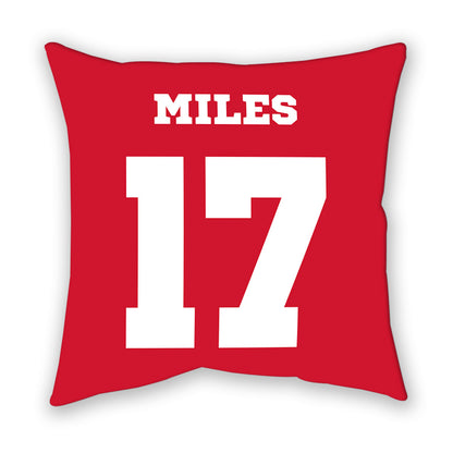 Nebraska - NCAA Women's Basketball : Ava Miles - Pillow-1