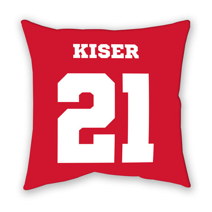 Nebraska - NCAA Women's Soccer : Izzie Kiser - Pillow-1