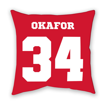 Nebraska - NCAA Football : Preston Okafor - Pillow-1
