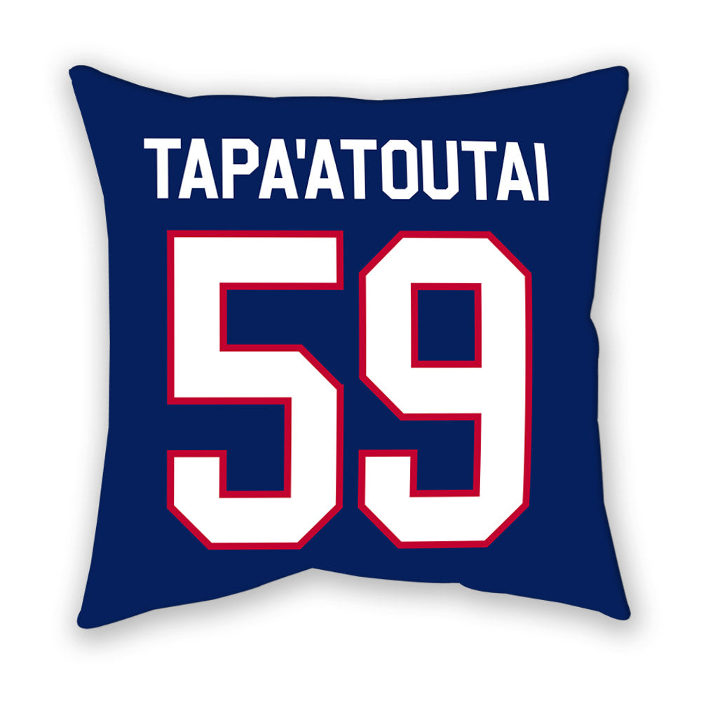 Arizona - NCAA Football : Rhino Tapa'atoutai - Pillow-1