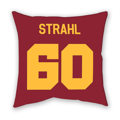 Minnesota - NCAA Men's Ice Hockey : Melvin Strahl - Pillow-1
