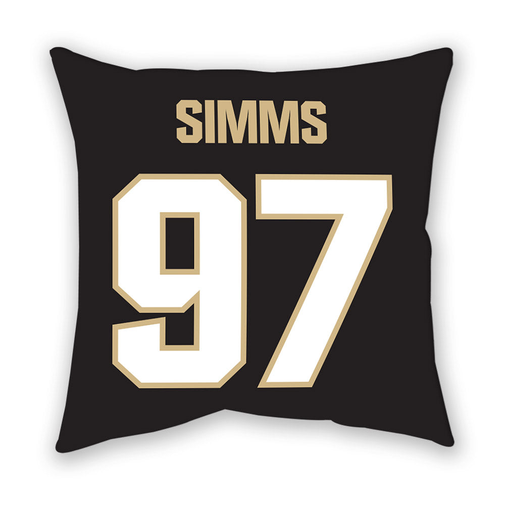 Purdue - NCAA Football : Wisdom Simms - Pillow-1