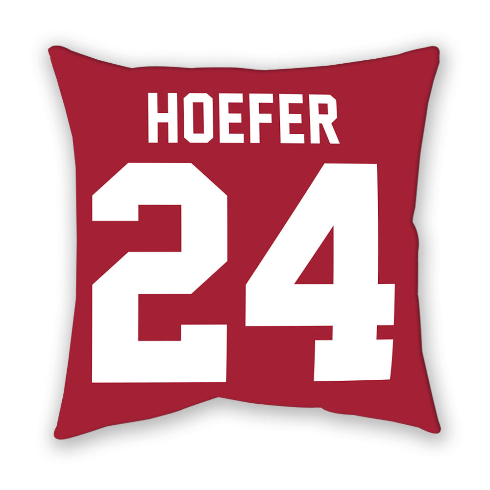 Oklahoma - NCAA Women's Soccer : Natalie Hoefer - Pillow-1