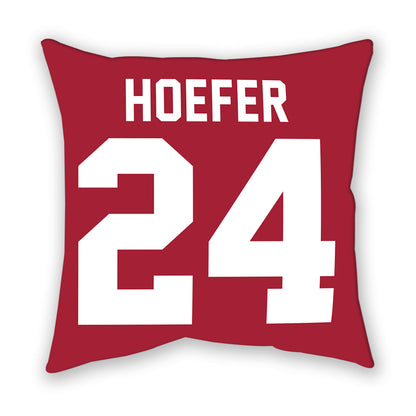 Oklahoma - NCAA Women's Soccer : Natalie Hoefer - Pillow-1