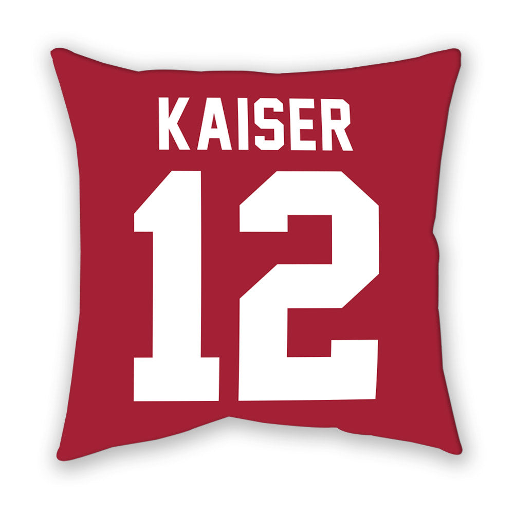 Oklahoma - NCAA Women's Soccer : Kennedy Kaiser - Pillow-1