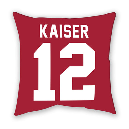 Oklahoma - NCAA Women's Soccer : Kennedy Kaiser - Pillow-1