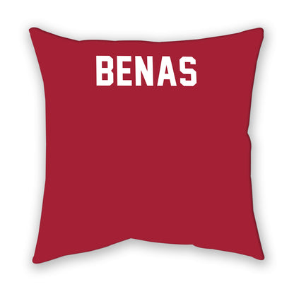Oklahoma - NCAA Men's Gymnastics : Fuzzy Benas - Pillow-1