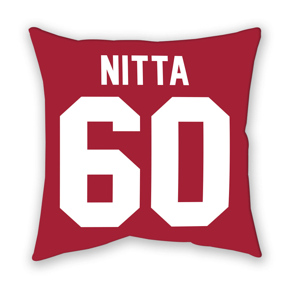 Oklahoma - NCAA Football : Caleb Nitta - Pillow-1