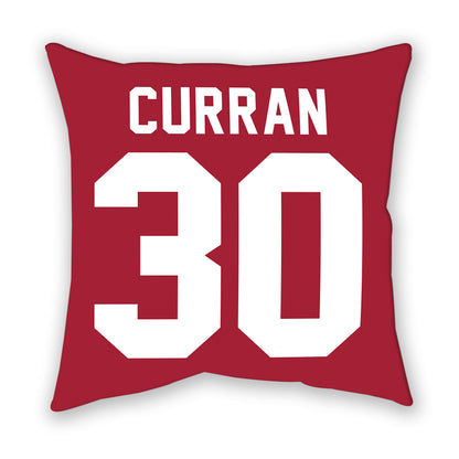 Oklahoma - NCAA Women's Soccer : Claire Curran - Pillow-1