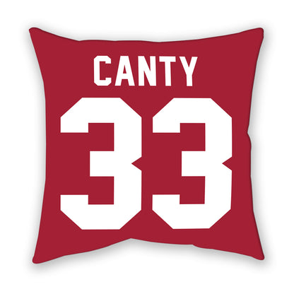 Oklahoma - NCAA Women's Soccer : Elle Canty - Pillow-1