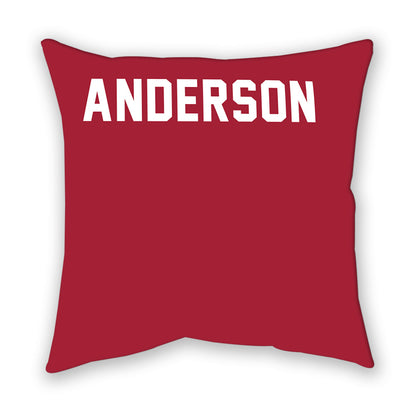 Oklahoma - NCAA Men's Track & Field : Christian Anderson - Pillow-1