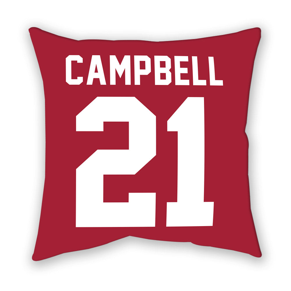 Oklahoma - NCAA Women's Soccer : Kendall Campbell - Pillow-1