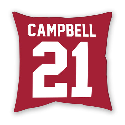 Oklahoma - NCAA Women's Soccer : Kendall Campbell - Pillow-1