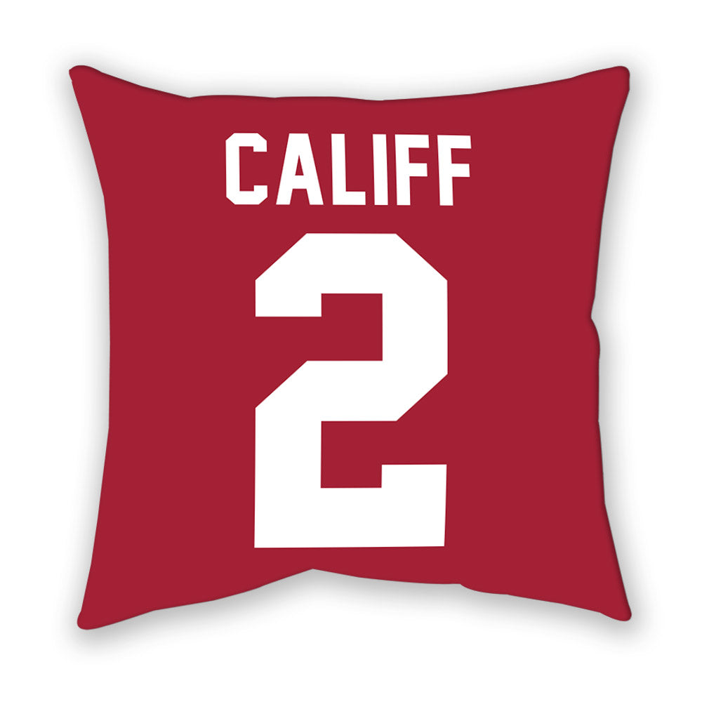 Oklahoma - NCAA Women's Soccer : Paige Califf - Pillow-1