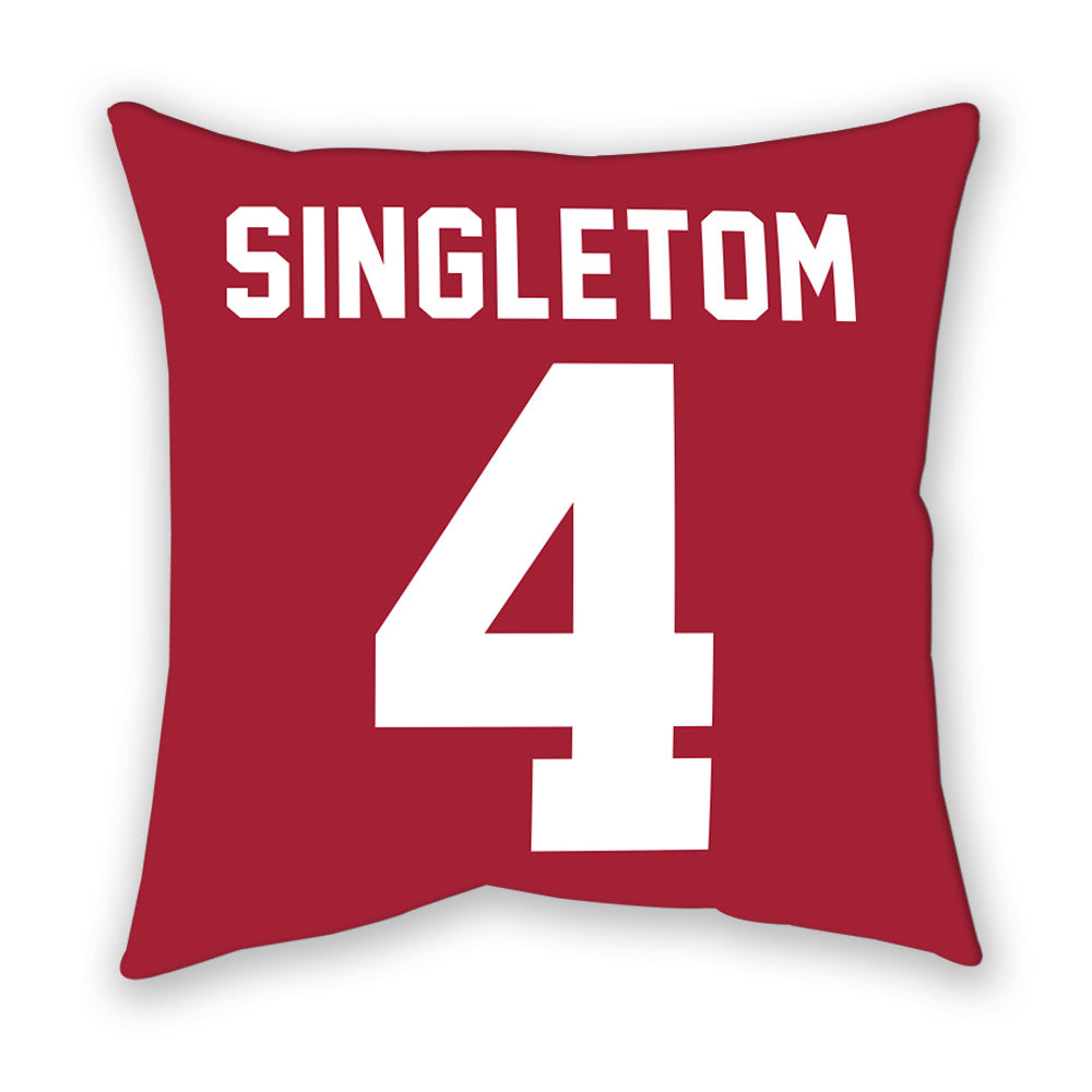 Oklahoma - NCAA Women's Volleyball : Kinsley Singleton - Pillow-1