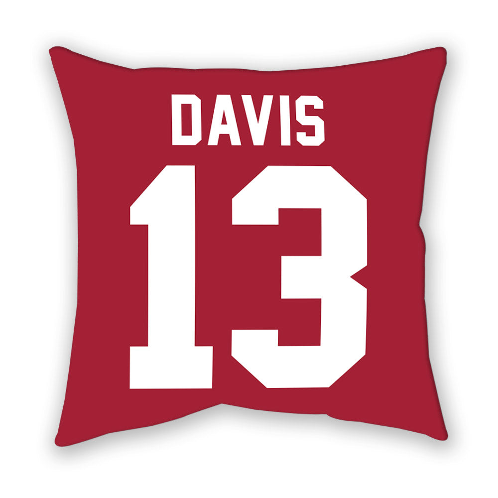 Oklahoma - NCAA Men's Basketball : Tae Davis - Pillow-1