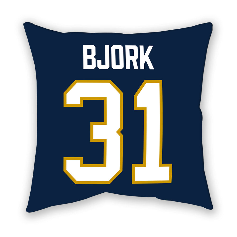 Notre Dame - NCAA Women's Volleyball : Anna Bjork - Pillow-1
