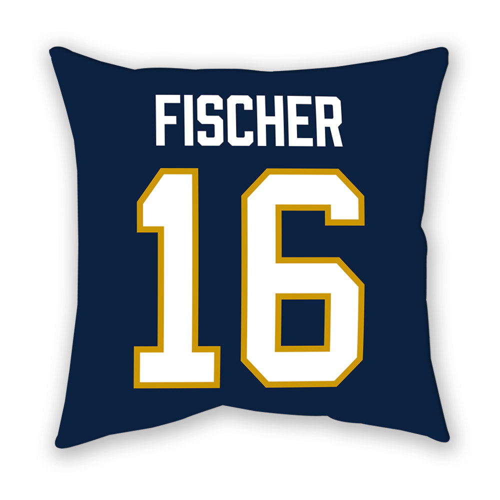Notre Dame - NCAA Men's Ice Hockey : Paul Fischer - Pillow-1