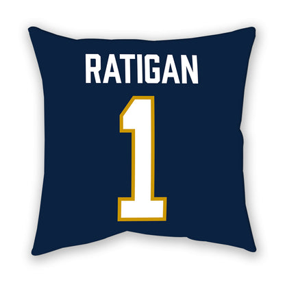 Notre Dame - NCAA Women's Basketball : Kelly Ratigan - Pillow-1