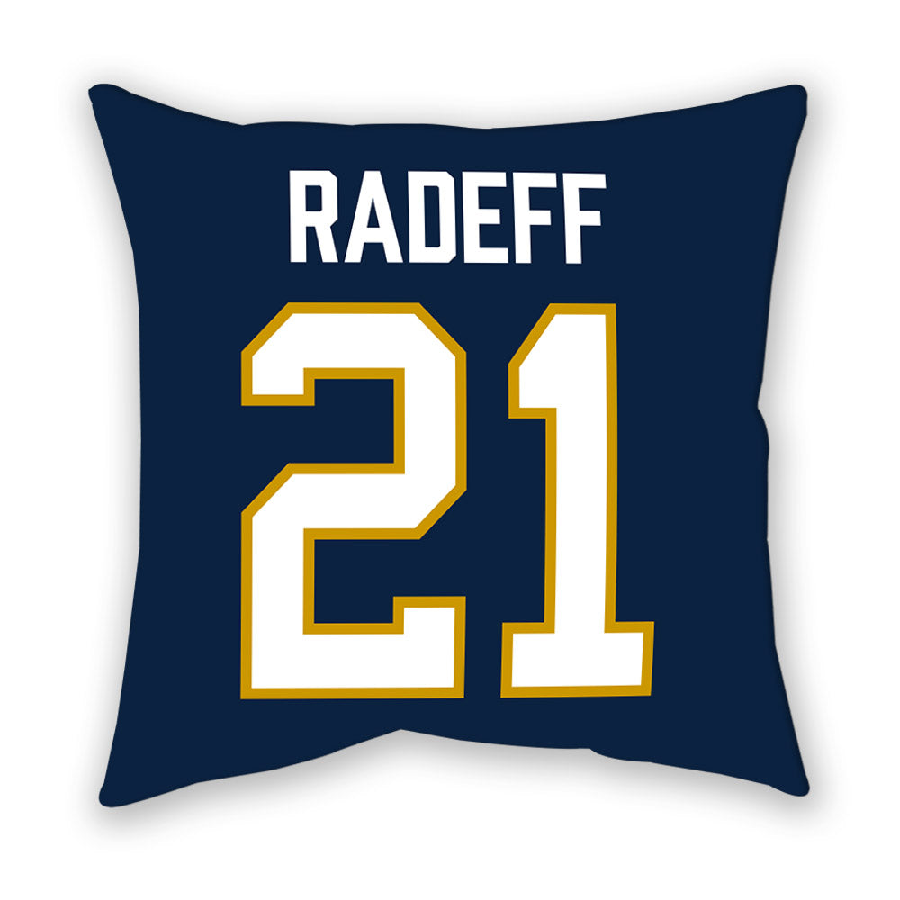 Notre Dame - NCAA Women's Volleyball : Mia Radeff - Pillow-1