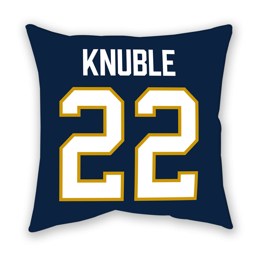 Notre Dame - NCAA Men's Ice Hockey : Cole Knuble - Pillow-1