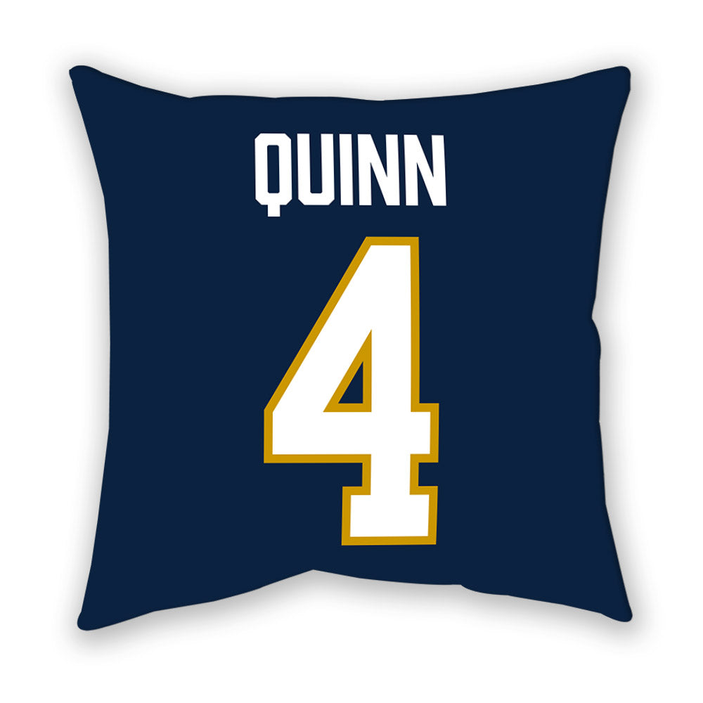 Notre Dame - NCAA Men's Ice Hockey : Michael Quinn - Pillow-1