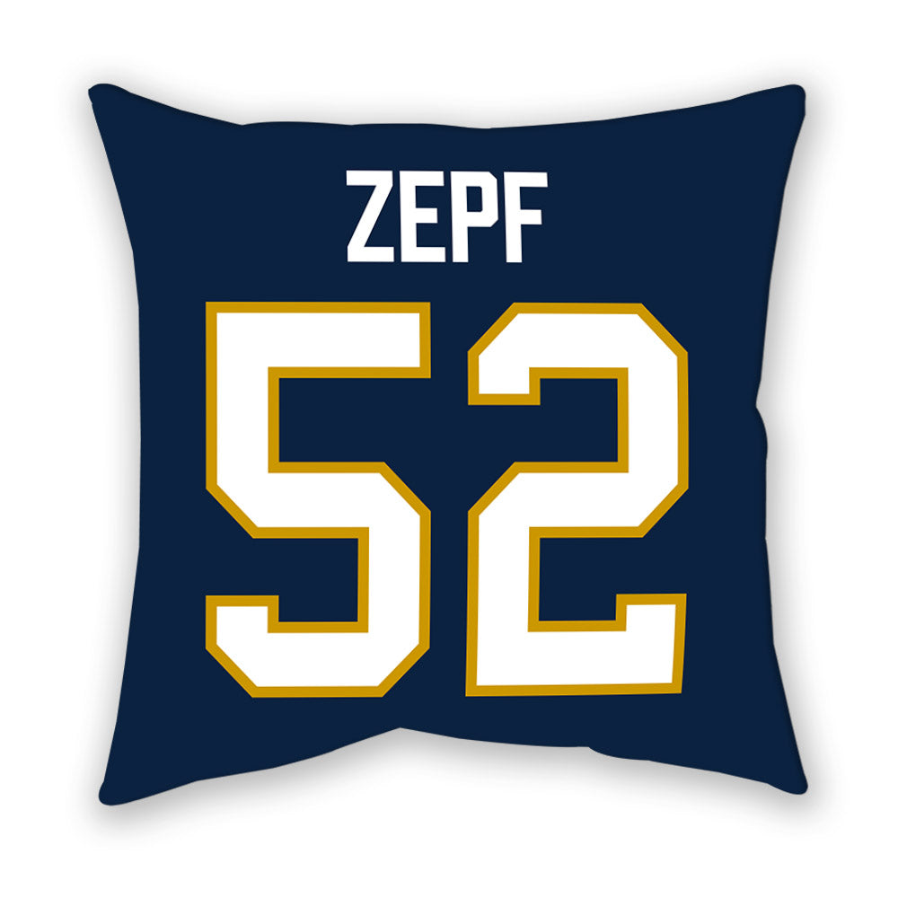 Notre Dame - NCAA Men's Lacrosse : Alex Zepf - Pillow-1