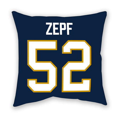 Notre Dame - NCAA Men's Lacrosse : Alex Zepf - Pillow-1