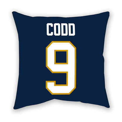 Notre Dame - NCAA Women's Soccer : Charlie Codd - Pillow-1