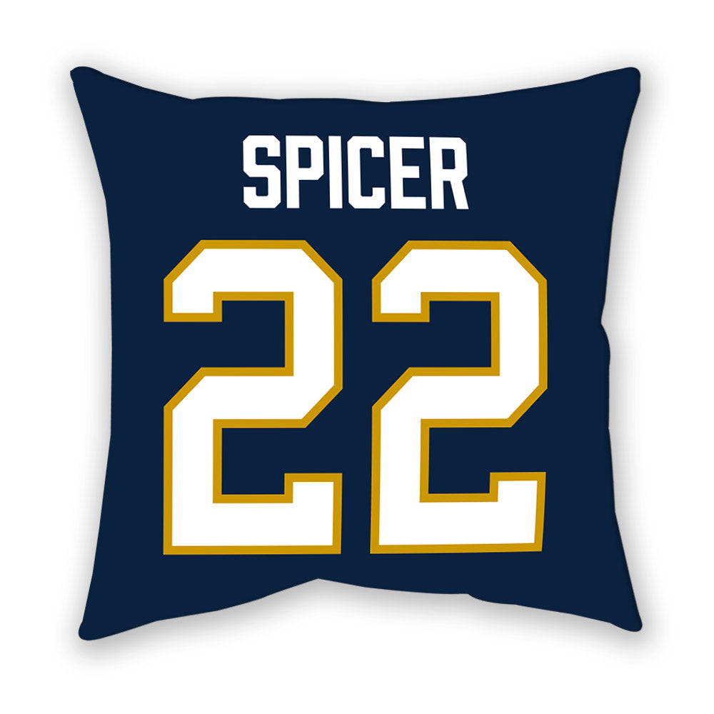 Notre Dame - NCAA Men's Soccer : Nolan Spicer - Pillow-1