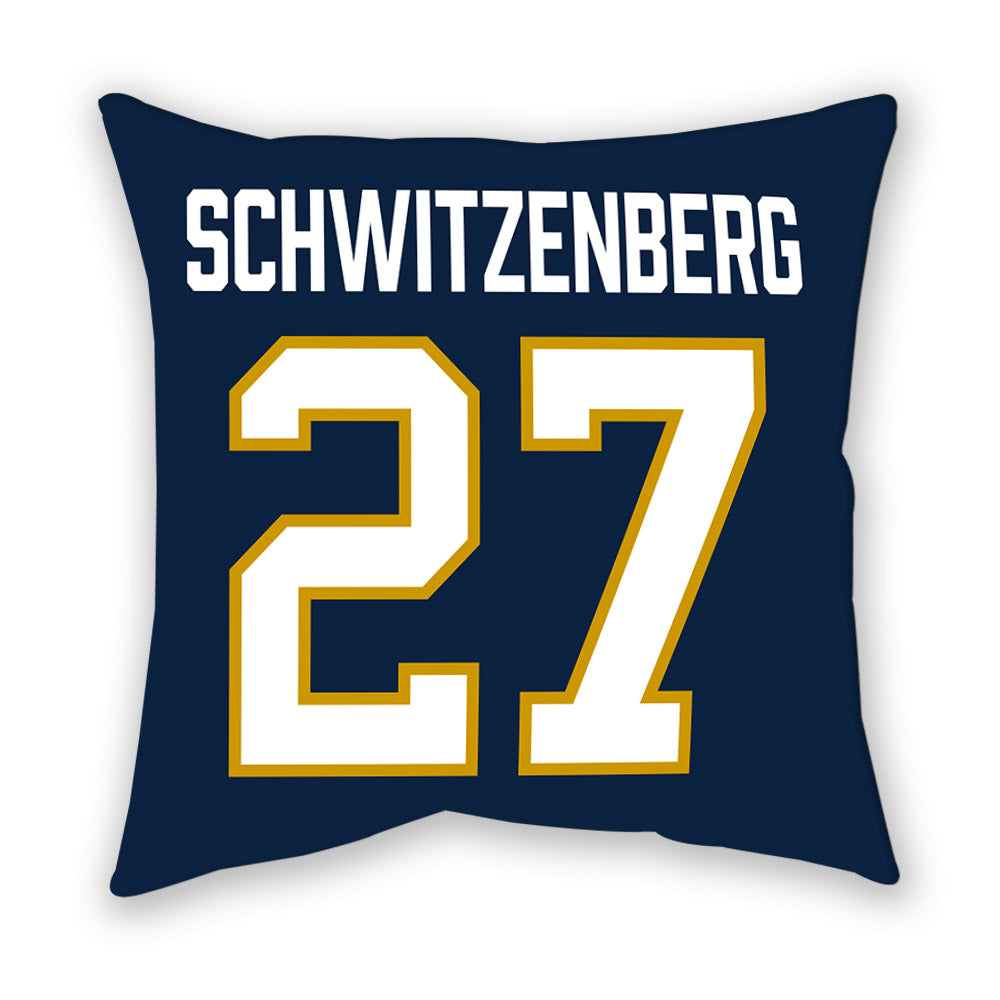 Notre Dame - NCAA Men's Lacrosse : Nate Schwitzenberg - Pillow-1