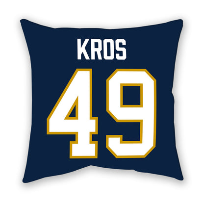 Notre Dame - NCAA Football : Andrew Kros - Pillow-1