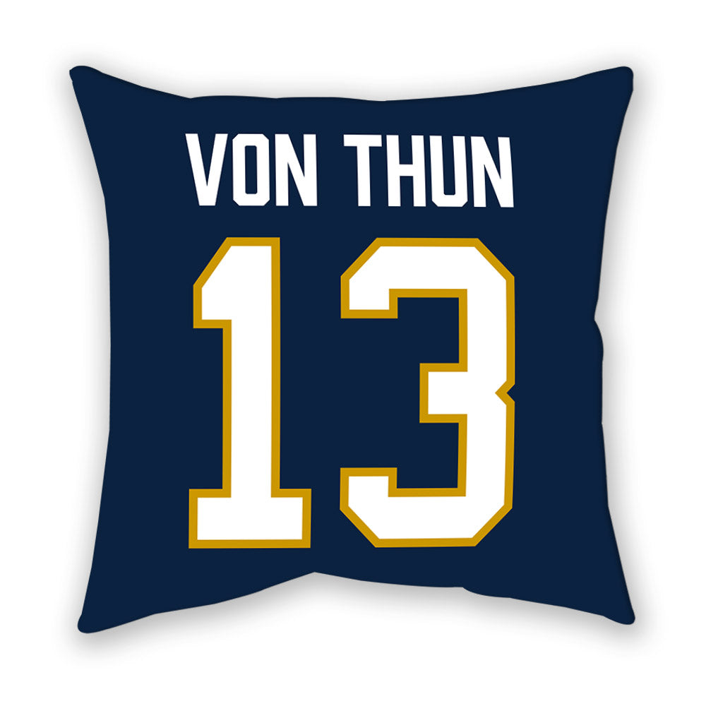 Notre Dame - NCAA Men's Soccer : Martin von Thun - Pillow-1