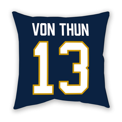 Notre Dame - NCAA Men's Soccer : Martin von Thun - Pillow-1