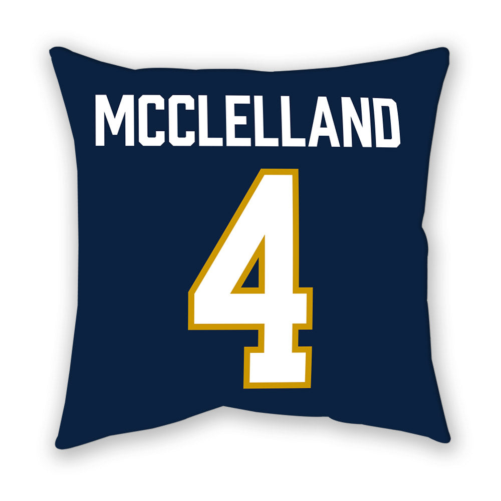 Notre Dame - NCAA Women's Lacrosse : Ellie McClelland - Pillow-1