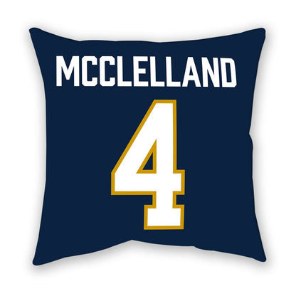 Notre Dame - NCAA Women's Lacrosse : Ellie McClelland - Pillow-1