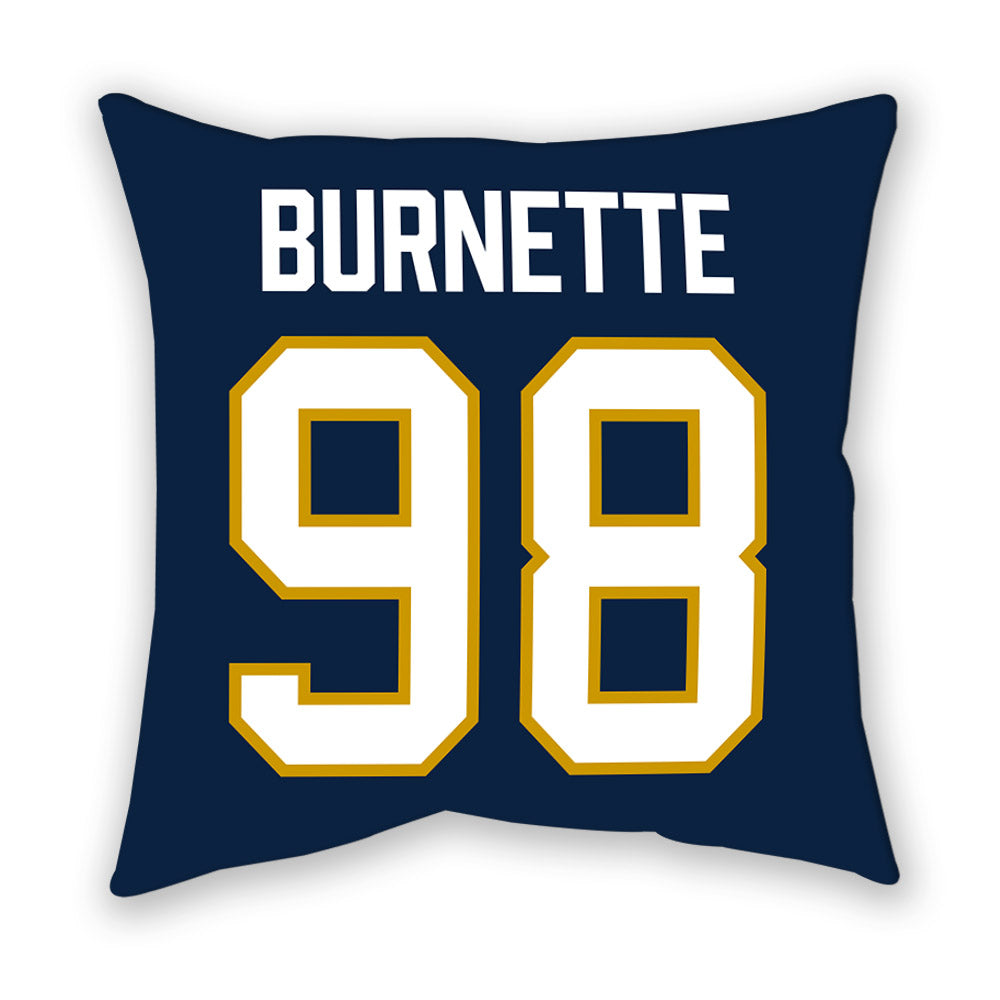 Notre Dame - NCAA Football : Noah Burnette - Pillow-1
