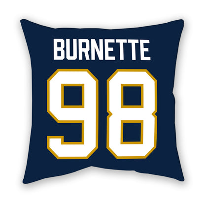 Notre Dame - NCAA Football : Noah Burnette - Pillow-1
