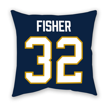 Notre Dame - NCAA Football : Justin Fisher - Pillow-1