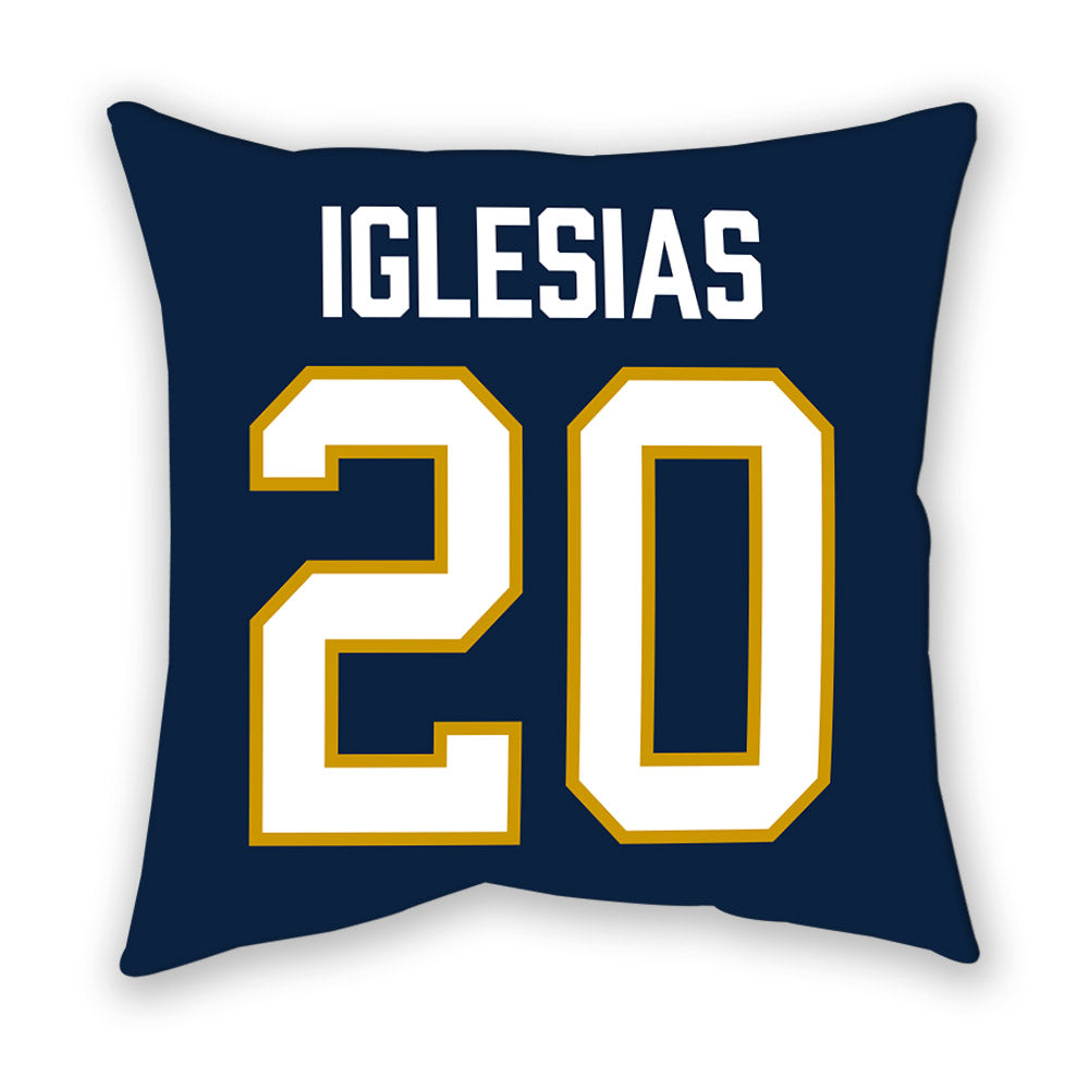 Notre Dame - NCAA Men's Lacrosse : Miguel Iglesias - Pillow-1