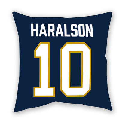 Notre Dame - NCAA Men's Basketball : Jalen Haralson - Pillow-1